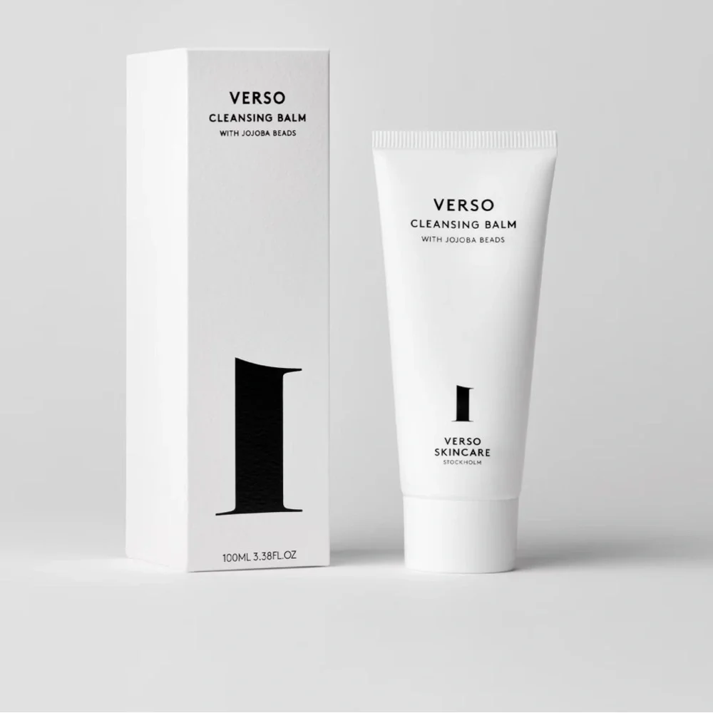 VERSO Cleansing Balm great for very dry and sensitive skin, visibly calming